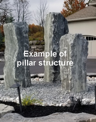 picture of a stone pillar structure