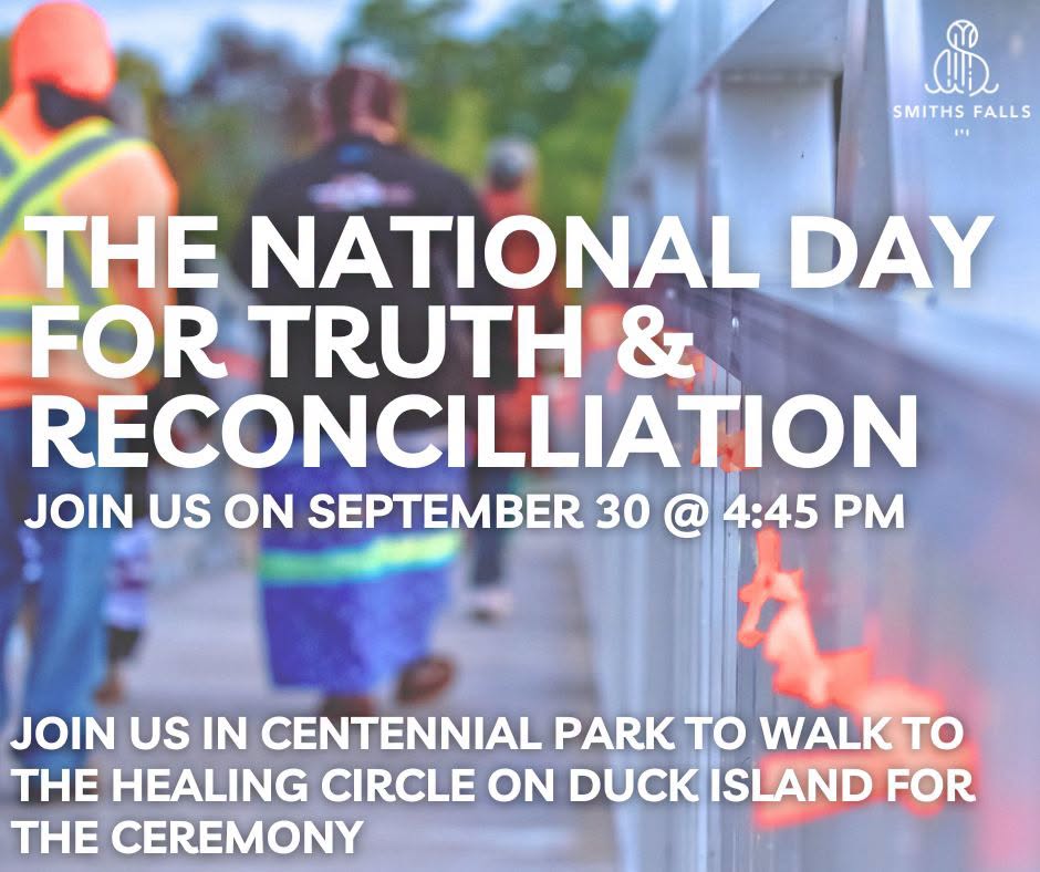 Smiths Falls National Day of Truth and Reconciliation Ceremony poster