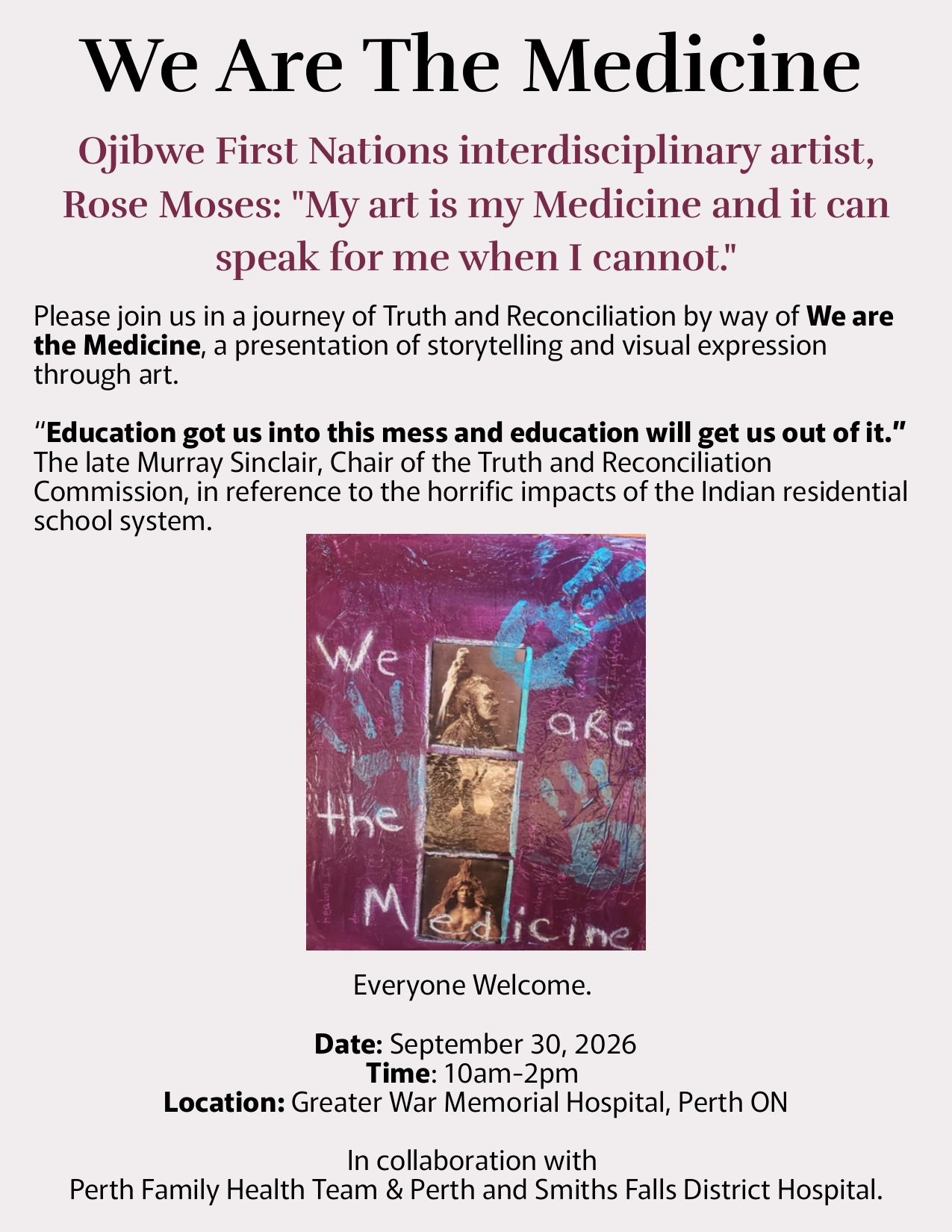 We Are The Medicine Poster